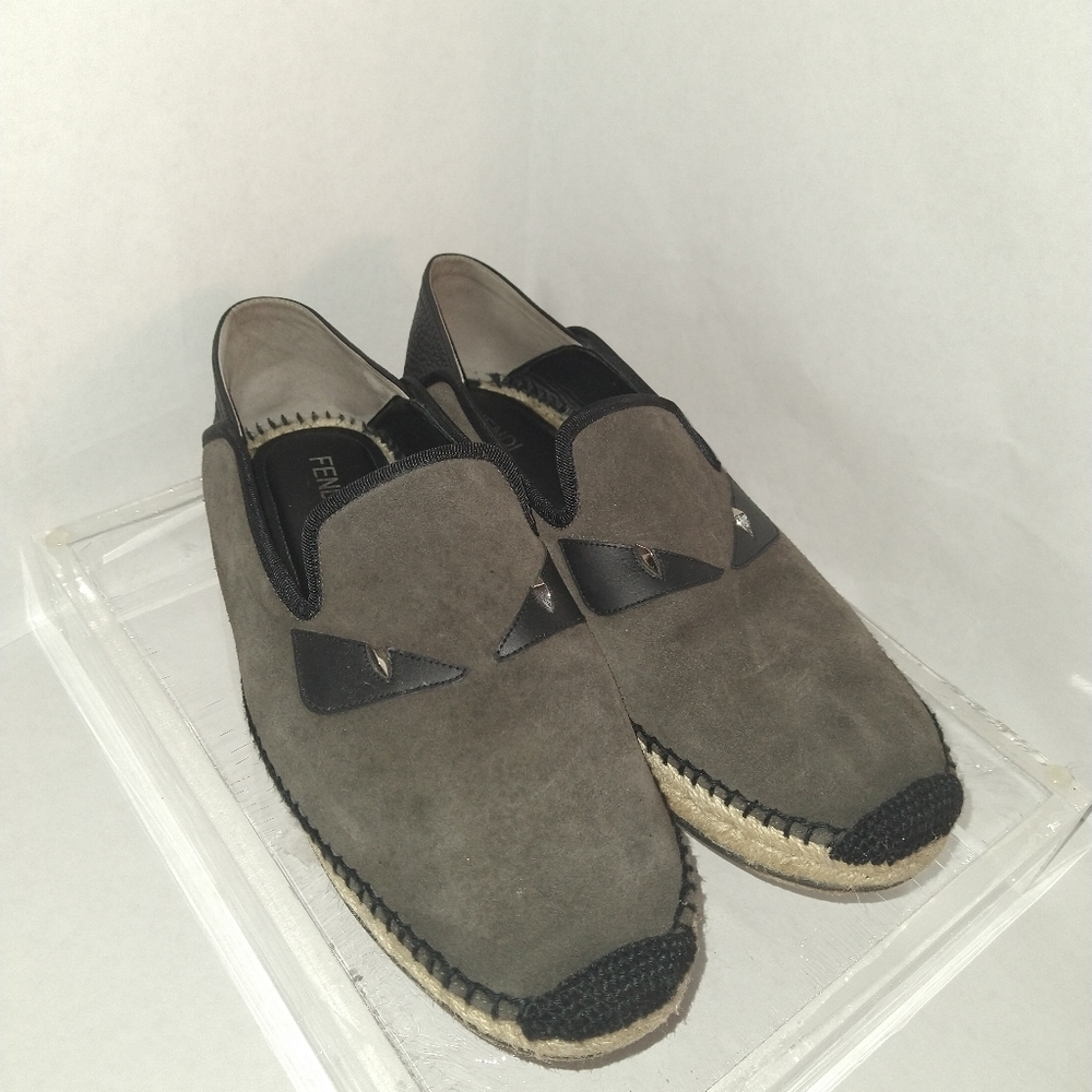 Fendi Mens Monster high espadrilles.